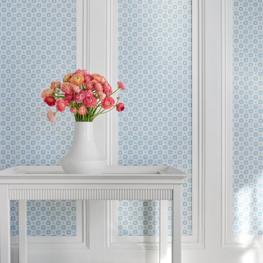 Anna French AT24566 Devon Mini Sun Soft Gold - tapeta w geometryczne słońca