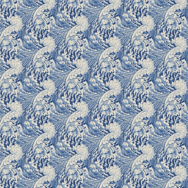 Linwood LW083/002 The Wave Indigo - tapeta w fale