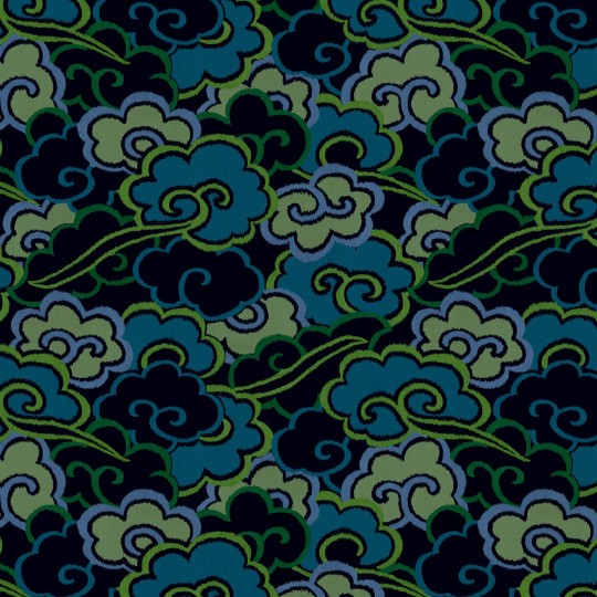 Linwood LW090/001 Kimono Dreams Moss - tapeta w chmury