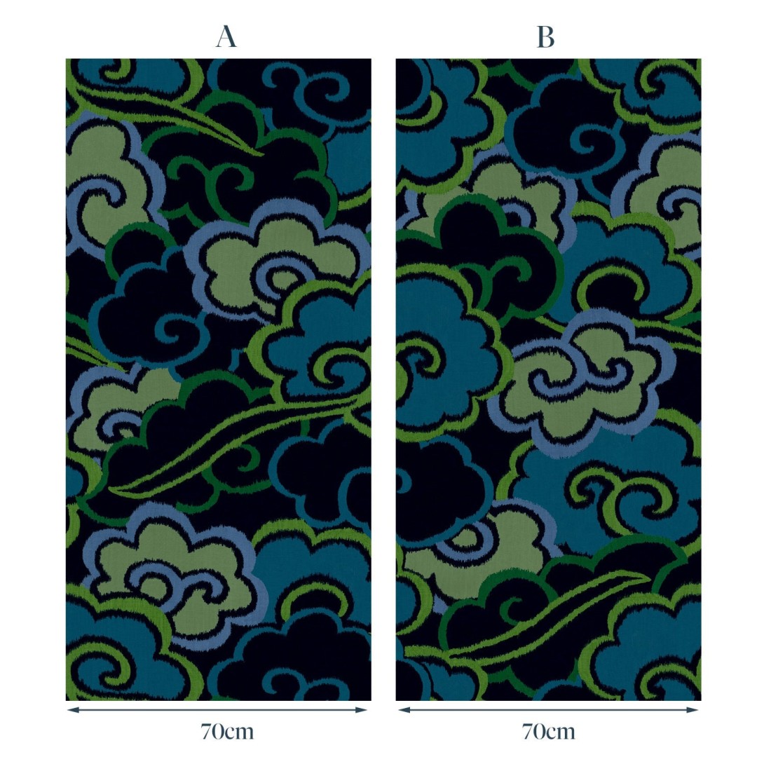Linwood LW090/001 Kimono Dreams Moss - tapeta w chmury