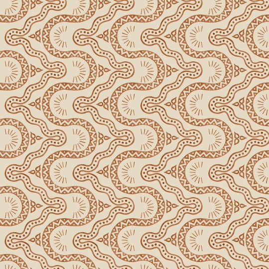 Linwood LW097/001 Pinball Cinnamon - tapeta w organiczne linie