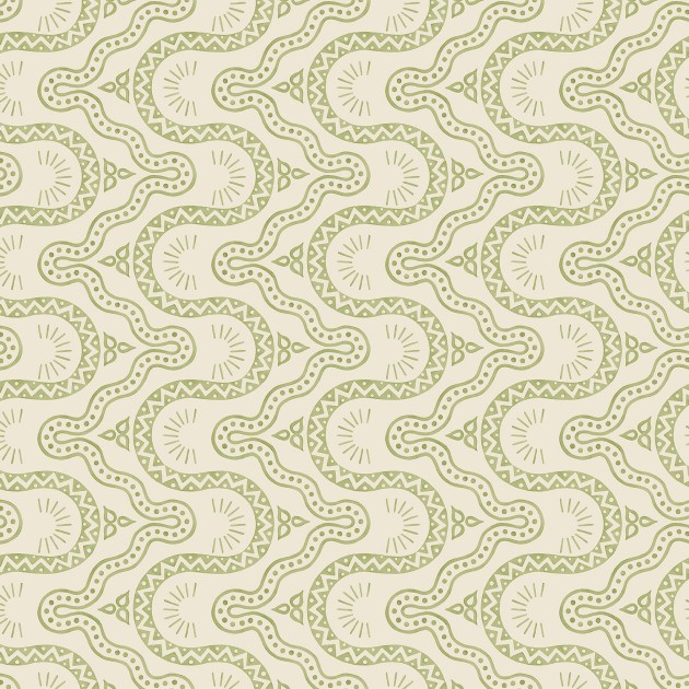 Linwood LW097/003 Pinball Green Tea - tapeta w organiczne linie