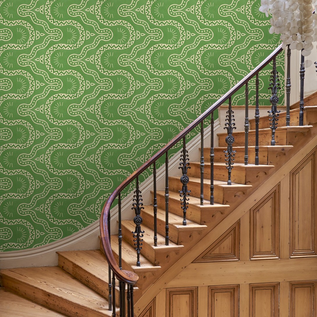 Linwood LW097/004 Pinball Parrot - tapeta w organiczne linie