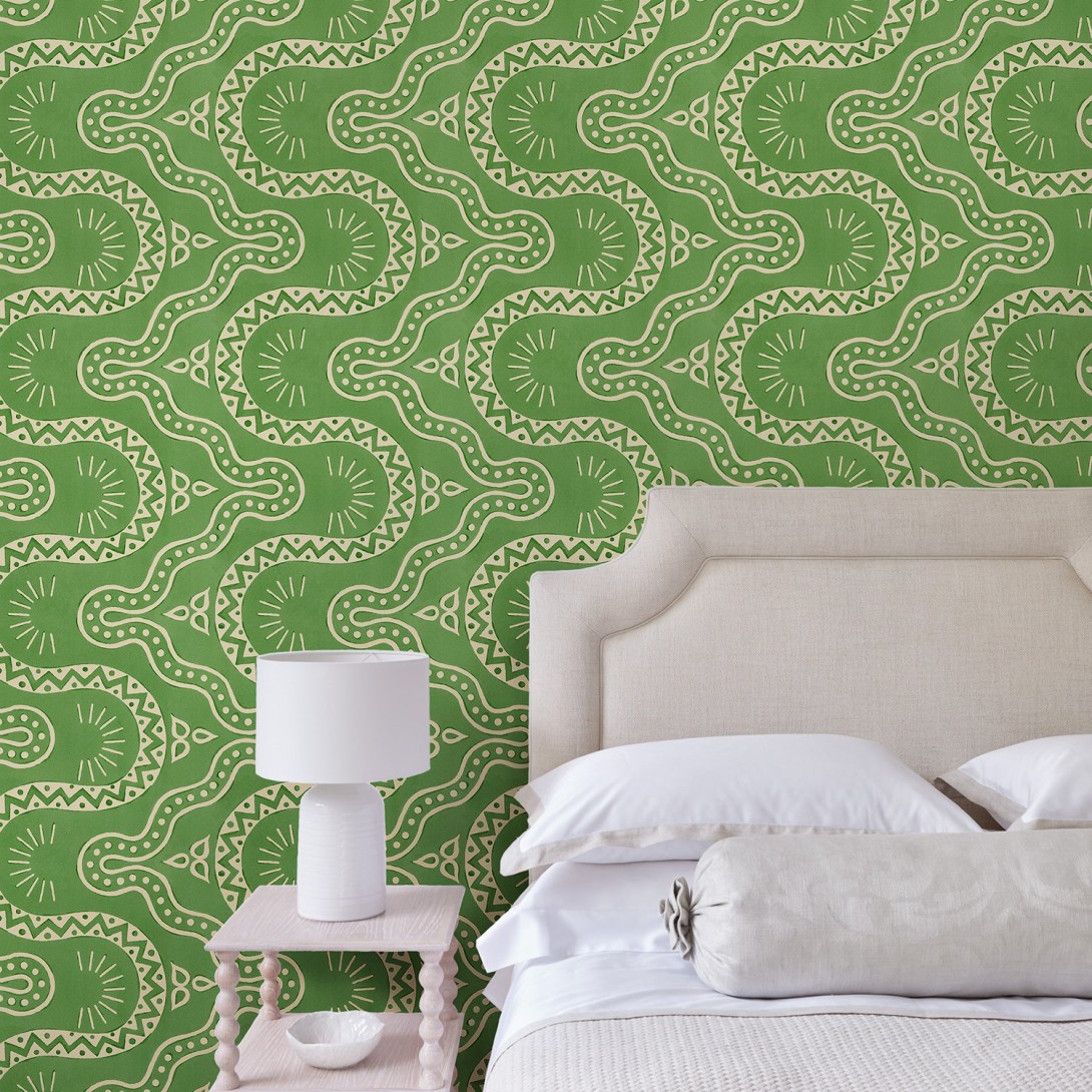 Linwood LW097/004 Pinball Parrot - tapeta w organiczne linie