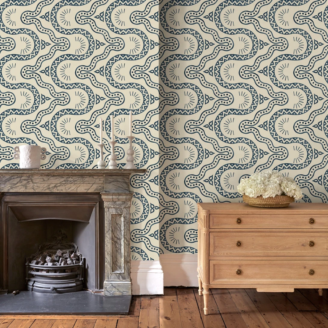 Linwood LW097/005 Pinball Ink - tapeta w organiczne linie