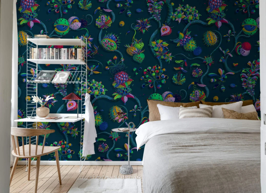 Rebel Walls R21032 Sam Wilde Eden Tree Dark - mural w roślinny motyw