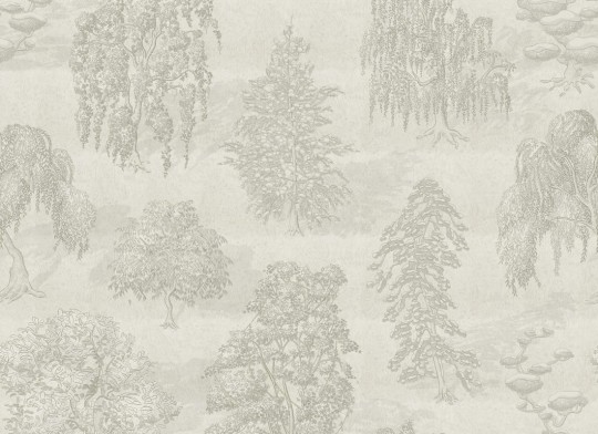 Rebel Walls R21041 Sam Wilde Yggdrasil Forest Beige - mural w drzewa