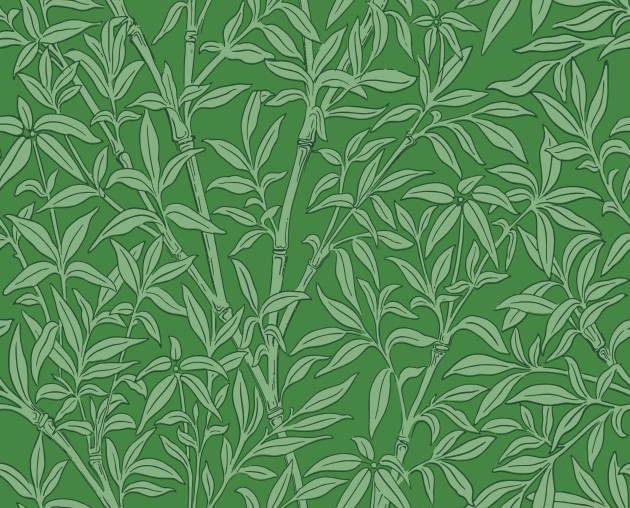 Cole & Son 127/1004 Classics Collection Vol. I Bamboo Forest Emerald – tapeta w liście bambusa