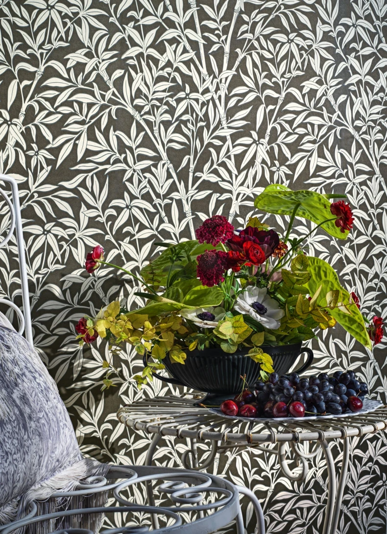 Cole & Son 127/1004 Classics Collection Vol. I Bamboo Forest Emerald – tapeta w liście bambusa