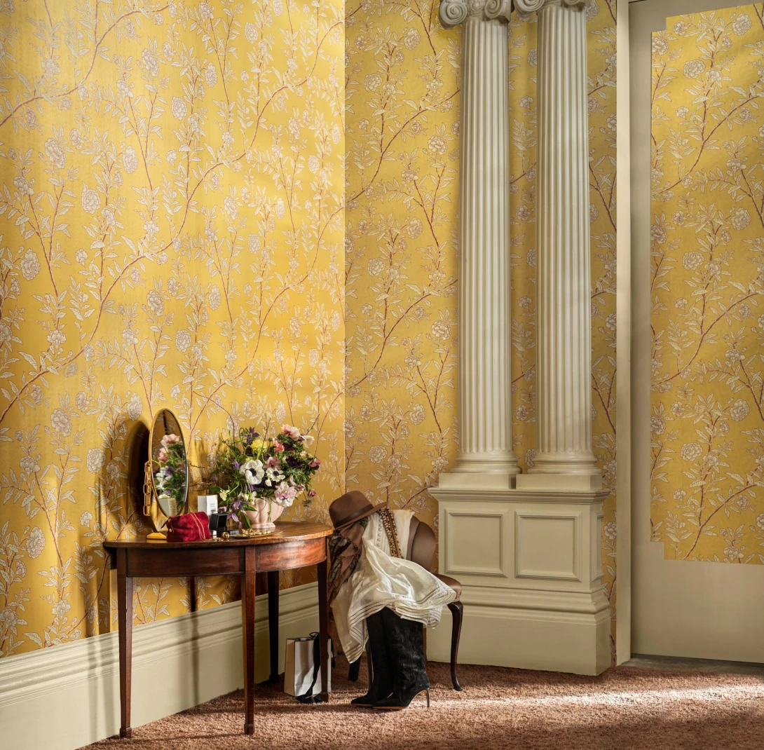 Cole & Son 127/3014 Classics Collection Vol. I Roseberry Cobalt – tapeta w drzewo różane