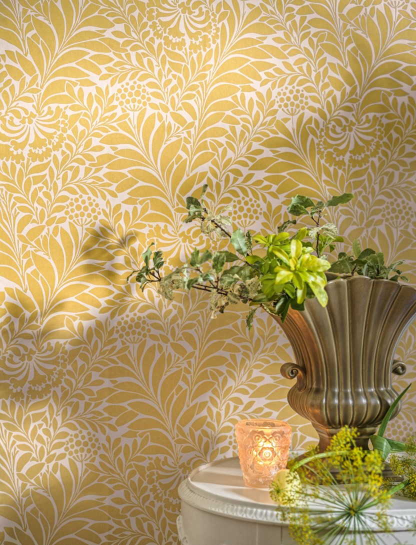 Cole & Son 127/5025 Classics Collection Vol. I Honeysuckle Cornflower Blue – tapeta w wiciokrzew