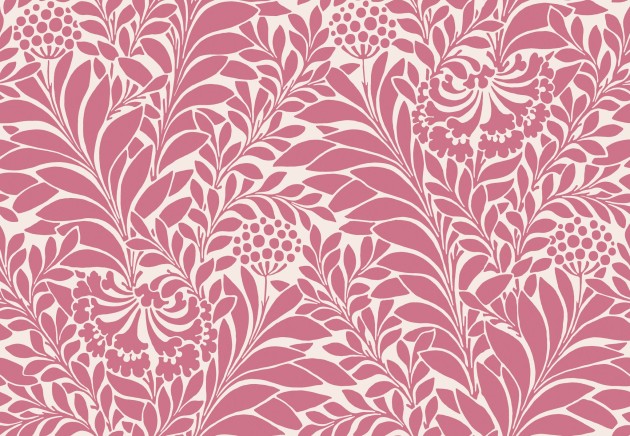 Cole & Son 127/5028 Classics Collection Vol. I Honeysuckle Raspberry – tapeta w wiciokrzew