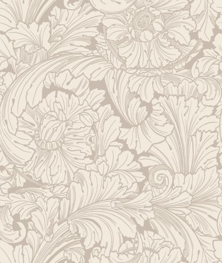 Cole & Son 127/6029 Classics Collection Vol. I Acanthus Cream & Pebble – tapeta w liście akantu