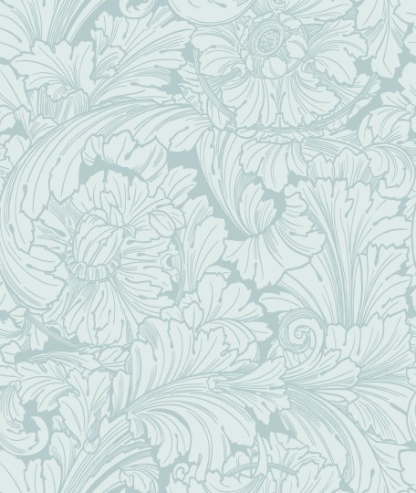Cole & Son 127/6030 Classics Collection Vol. I Acanthus Print Room Blue – tapeta w liście akantu