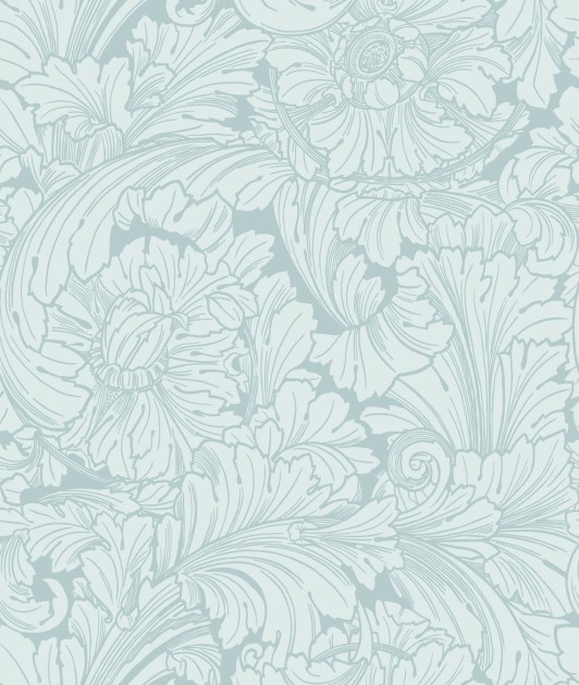 Cole & Son 127/6030 Classics Collection Vol. I Acanthus Print Room Blue – tapeta w liście akantu