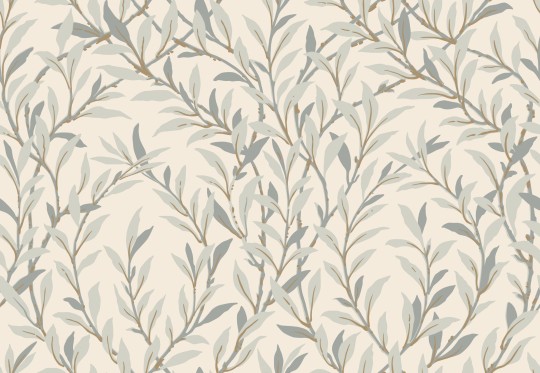Cole & Son 127/7037 Classics Collection Vol. I Willow Branch Pebble on Cream – tapeta w gałązki wierzby