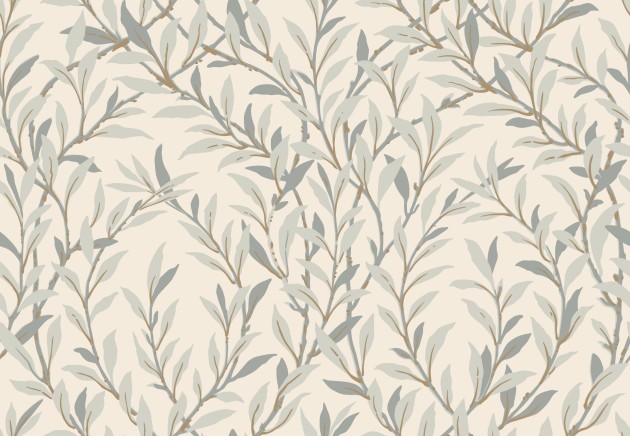 Cole & Son 127/7037 Classics Collection Vol. I Willow Branch Pebble on Cream – tapeta w gałązki wierzby