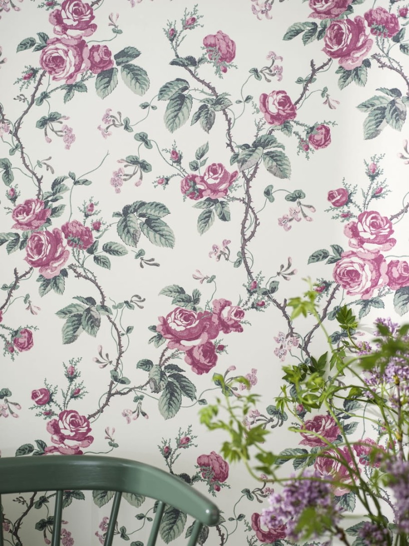 OL / Tapeta Boras Tapeter In Bloom 7210 French Roses - dostępna 1 rolka