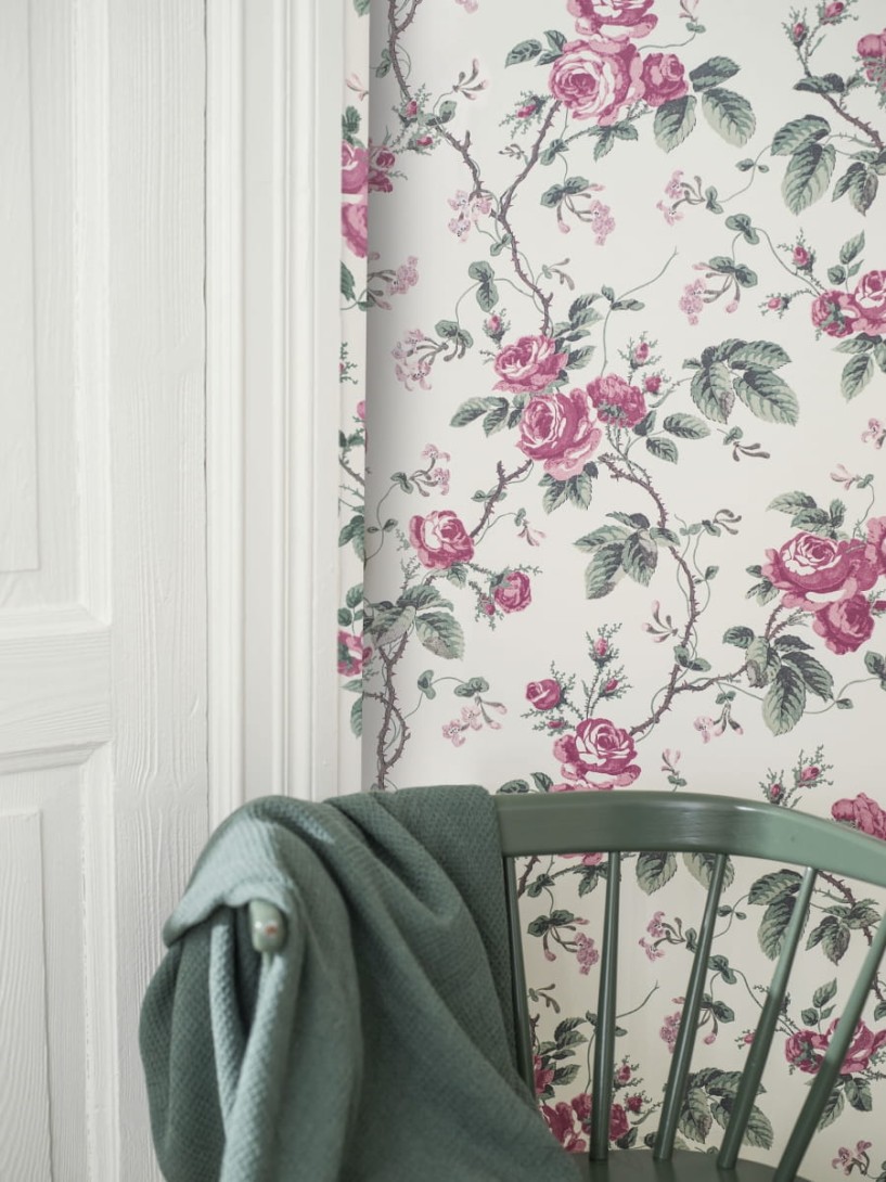 OL / Tapeta Boras Tapeter In Bloom 7210 French Roses - dostępna 1 rolka