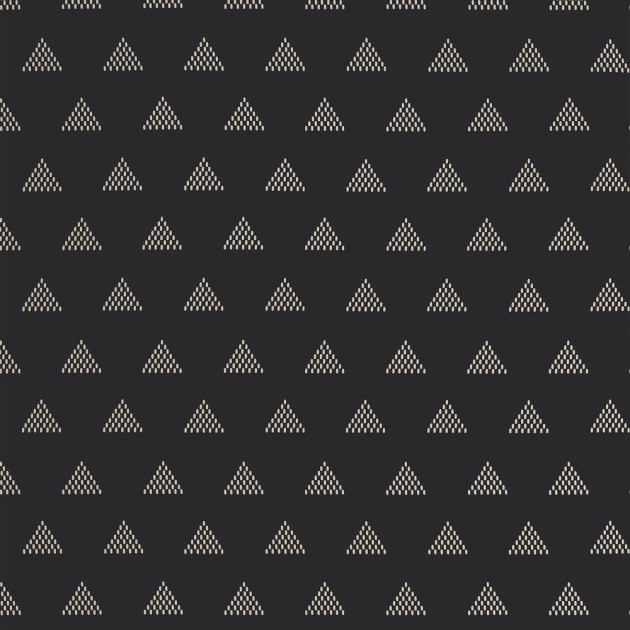 Thibaut T12005 Vista Ridge Basalt Black - tapeta w geometryczny wzór