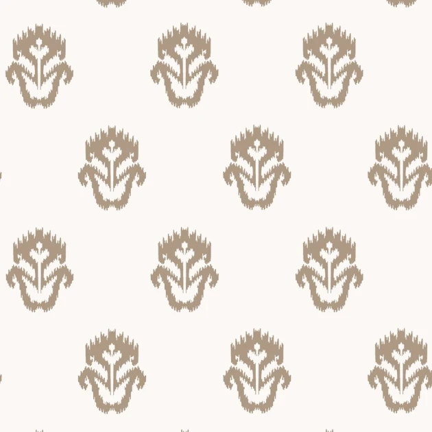 Thibaut T12021 Vista Indian Wells Birch - tapeta w medaliony kwiatowe