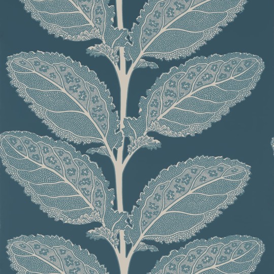Thibaut T12036 Vista Lacinato Mineral - tapeta w liście