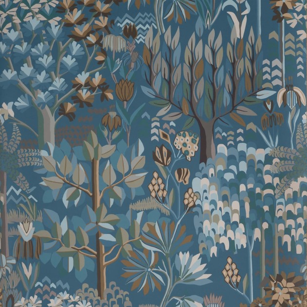 Thibaut T12042 Vista Alpine Mineral - tapeta w roślinny motyw