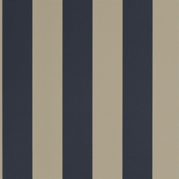 Ralph Lauren PRL026/13 Signature Papers III Spalding Stripe Dark Blue/Sand – tapeta w paski