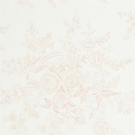 Ralph Lauren PRL028/05 Signature Papers III Vintage Dauphine Petal Pink – tapeta roślinna inspirowana porcelaną
