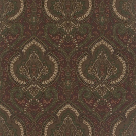 Ralph Lauren PRL037/02 Signature Papers III Castlehead Paisley Chestnut – tapeta ornamentalna