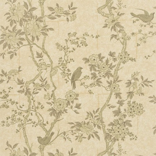 Ralph Lauren PRL048/06 Signature Papers III Marlowe Floral Mother of Pearl – tapeta w stylu chinoiserie