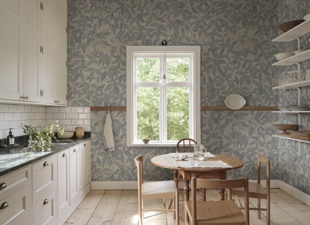 Sandberg S10719 Special Edition Linnea Misty Blue – mural z wiciokrzewem