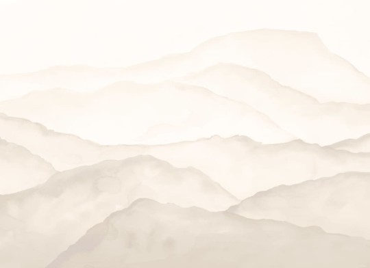 Hovia LA0049NE04W Cevenne Neutral - mural w akwarelowy pejzaż górski