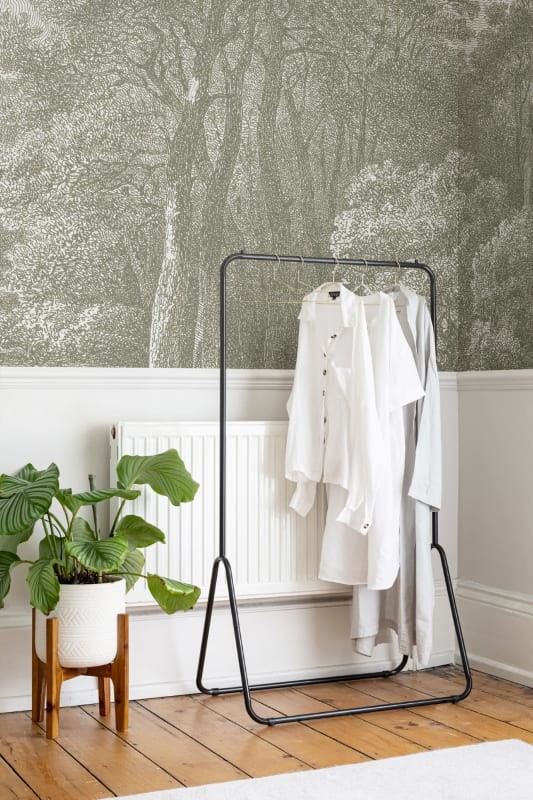 Hovia FO0095GR05W Hackfall Green - mural w roślinny krajobraz