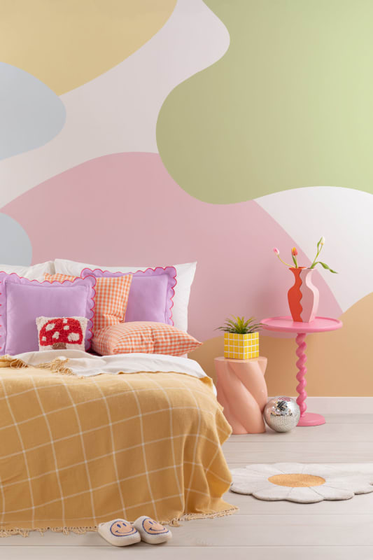 Hovia AB0140BI06W Bouba Pastel - mural w abstrakcyjne kształty