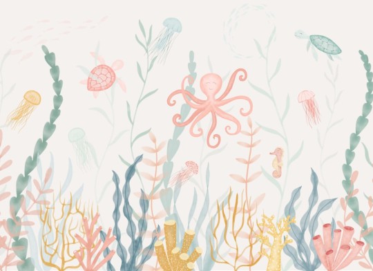 Hovia CH0092MU04W Marine - mural dla dzieci w morski motyw