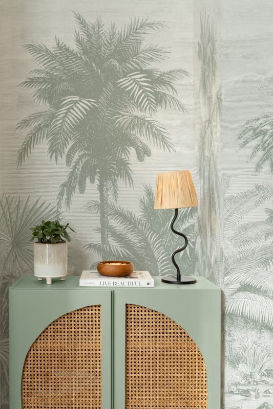 Hovia TR0063GR04W Lacandon Green - mural w egzotyczny krajobraz