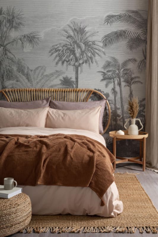 Hovia TR0064GE04W Lacandon Black - mural w egzotyczny krajobraz