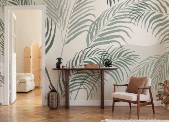 Hovia TR0040GR04W Palmetto - mural w liście palm