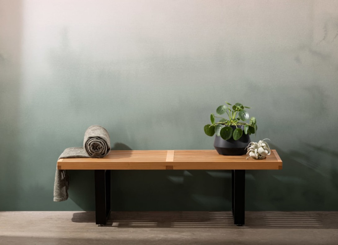Hovia OM0036GR04W Fervent Green - mural w akwarelowe ombre