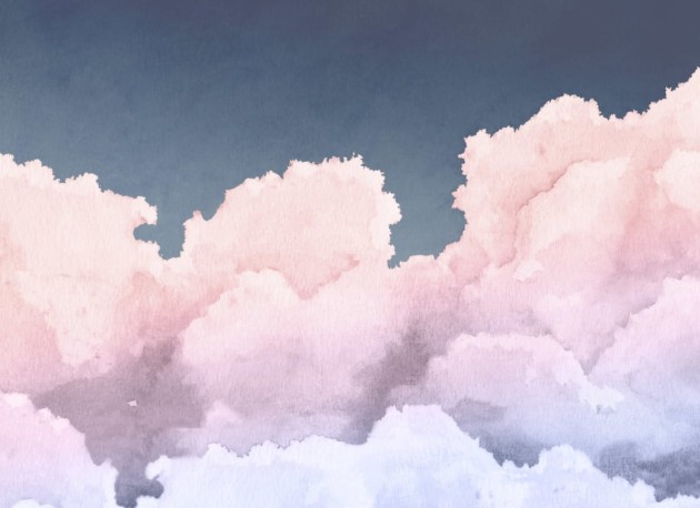 Hovia LA0029PI04W Cumulus Dusky Dreams - mural w chmury