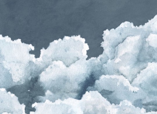 Hovia LA0031BU04W Cumulus Nightfall - mural w chmury