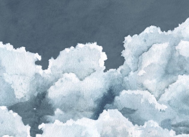 Hovia LA0031BU04W Cumulus Nightfall - mural w chmury