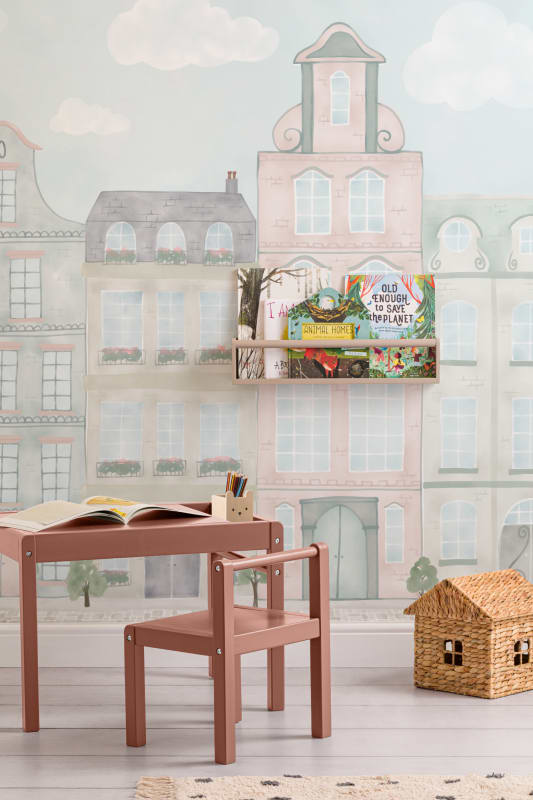 Hovia CH0095MU04W Quaint - mural dla dzieci w krajobraz miejski