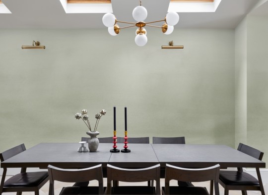 Hovia OM0046GR04W Still Green - mural w akwarelowe ombre