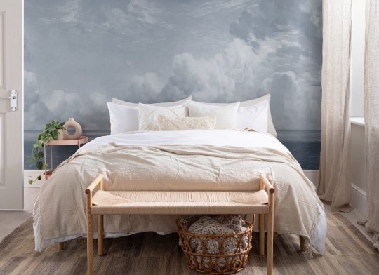 Hovia LA0353BU04W Golden Hour Blue - mural w morski pejzaż