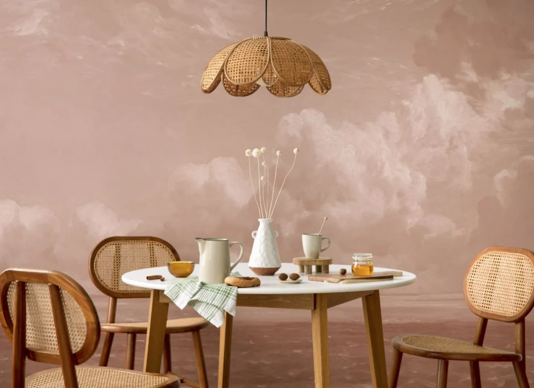 Hovia LA0355PI04W Golden Hour Pink - mural w morski pejzaż