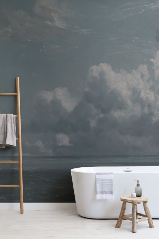 Hovia LA0356DA04W Golden Hour Navy - mural w morski pejzaż