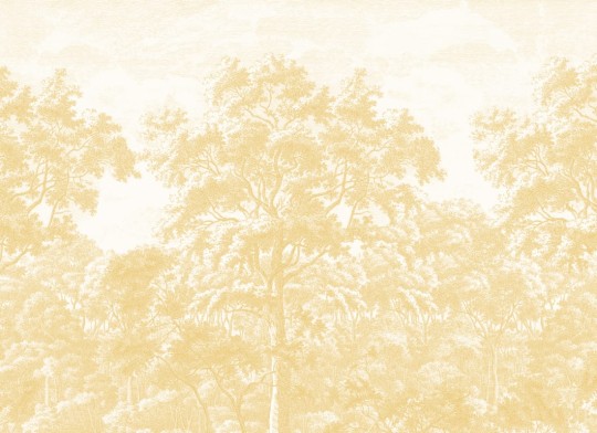 Hovia FO0610YEW Wytham Yellow - mural w drzewa