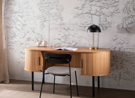 Hovia FO0102BW04W Grove - mural w ilustrowany las